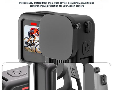 Silicone Protective Cover with Wrist Strap & Lens Cover & Side Interface Cover