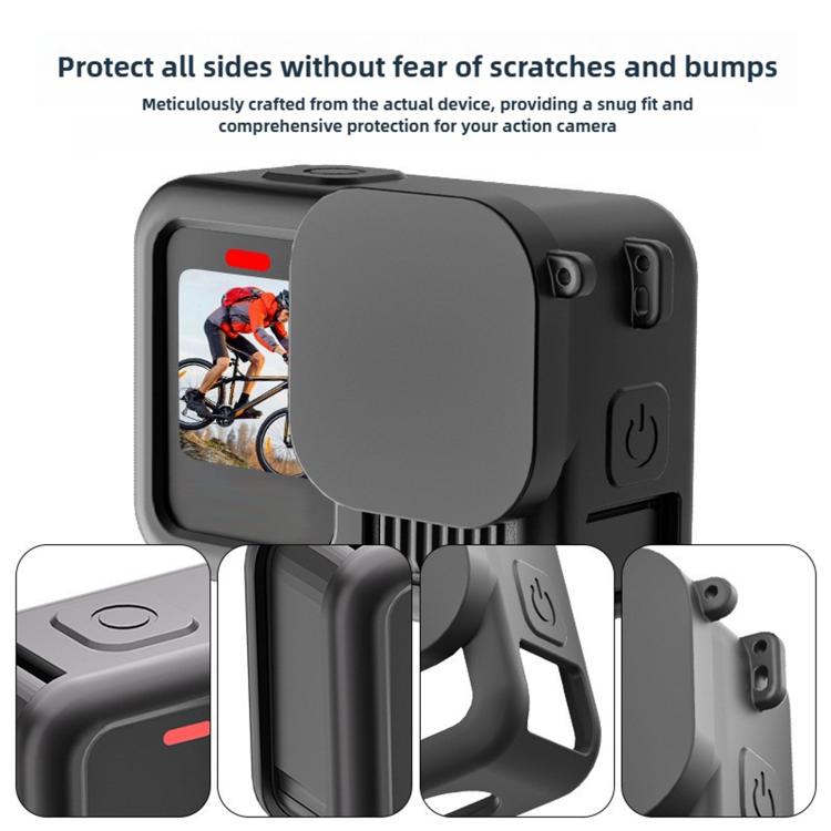 Silicone Protective Cover with Wrist Strap & Lens Cover & Side Interface Cover