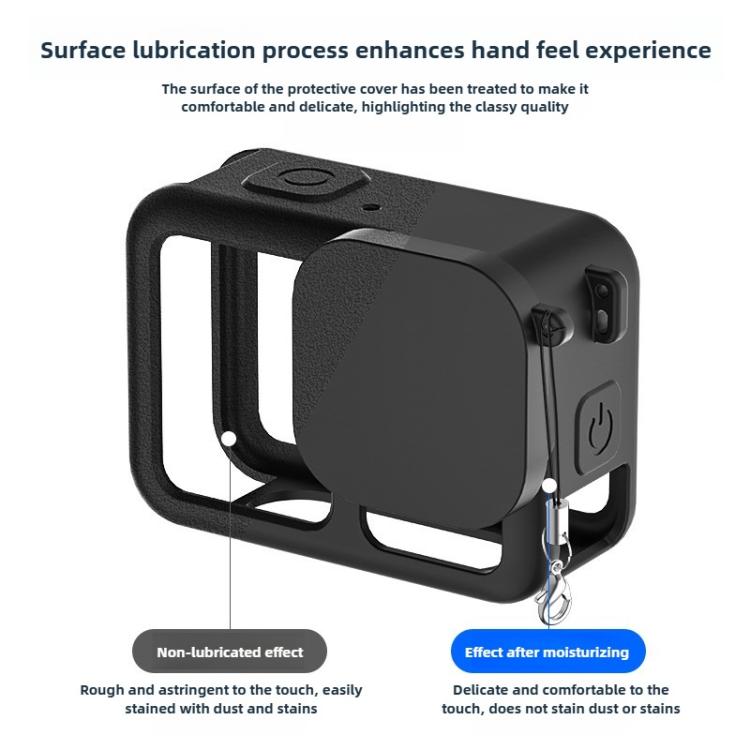 Silicone Protective Cover with Wrist Strap & Lens Cover & Side Interface Cover