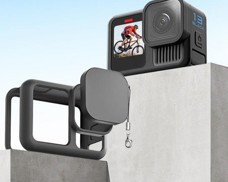 Silicone Protective Cover with Wrist Strap & Lens Cover & Side Interface Cover