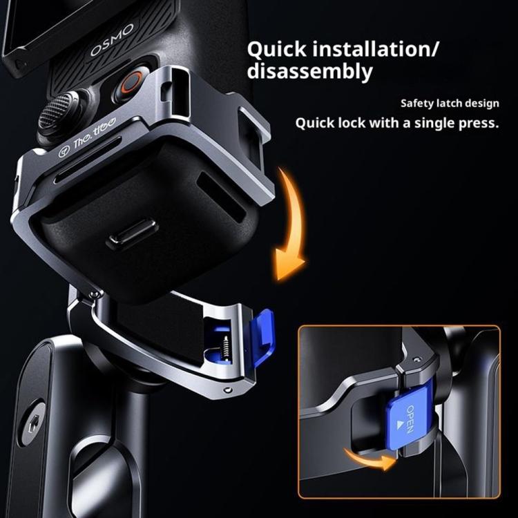 DJ3 Aluminum alloy Vacuum Suction Mount Accessory Expansion Action Camera Car Shooting Bracket for DJI Osmo Pocket 3