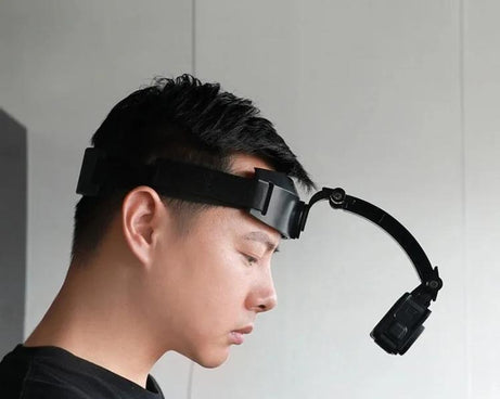 For DJI Action 5 Pro / 4 / 3 Hands-Free Driving Recorder & Sports Camera Mount Head Strap
