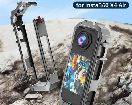 Quick Release Metal Protective Cage Rig with Cold Shoe Bases