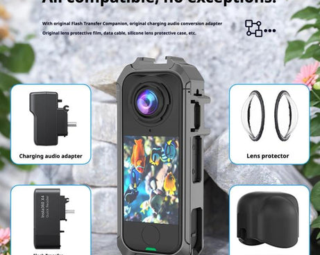 Quick Release Metal Protective Cage Rig with Cold Shoe Bases