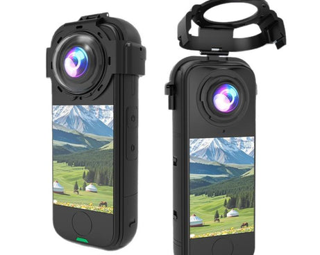 Panoramic Camera Snap-on Glass Protective Lens Protective Cover