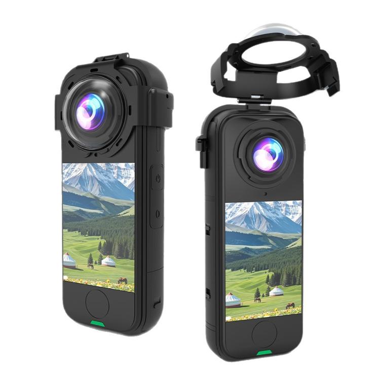 Panoramic Camera Snap-on Glass Protective Lens Protective Cover