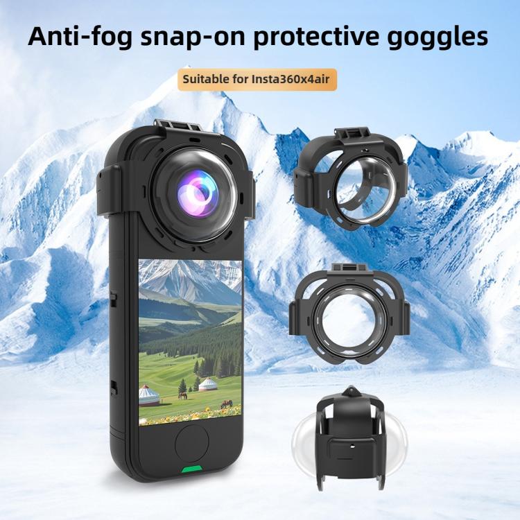 Panoramic Camera Snap-on Glass Protective Lens Protective Cover