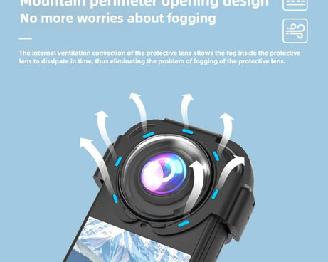 Panoramic Camera Snap-on Glass Protective Lens Protective Cover