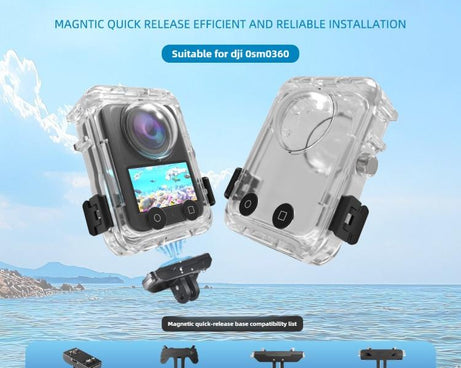 Fully Invisible Diving Quick-Release Waterproof Protective Case Accessories