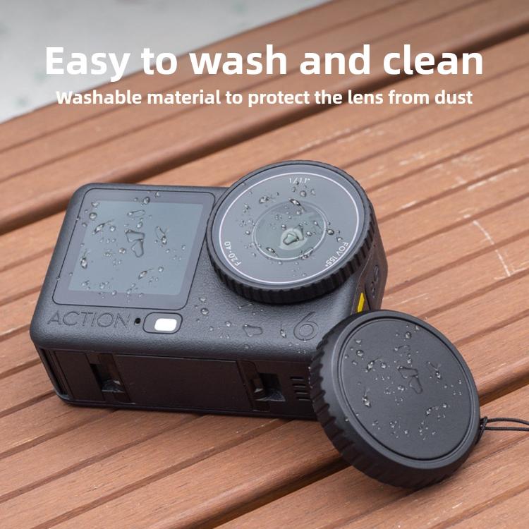 Dustproof Drop-proof Soft Silicone Lens Cap Cover
