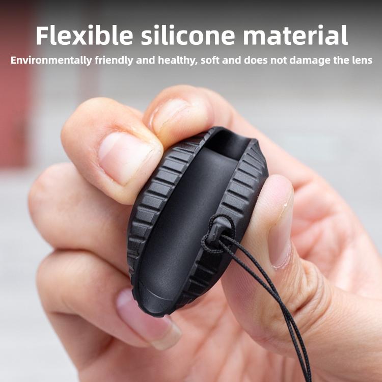Dustproof Drop-proof Soft Silicone Lens Cap Cover