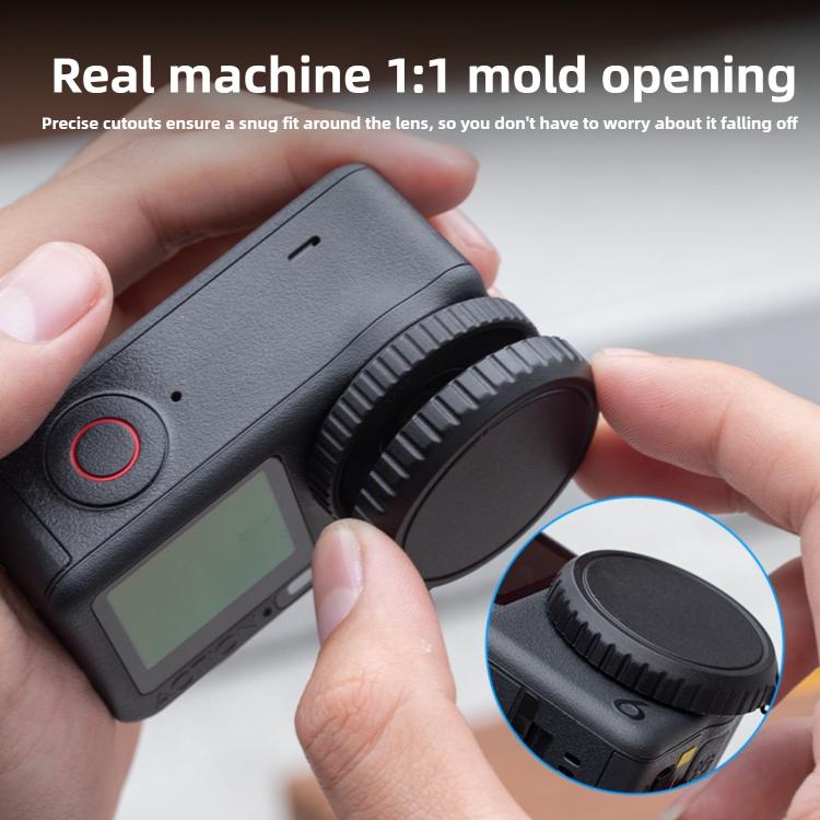 Dustproof Drop-proof Soft Silicone Lens Cap Cover