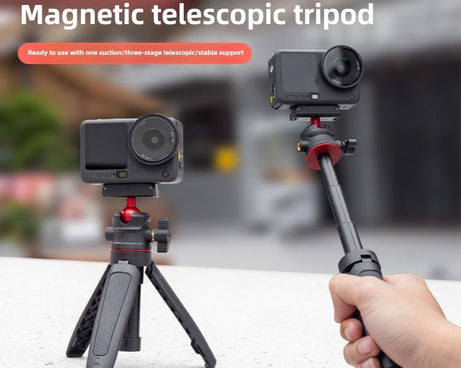 Magnetic Handheld Telescopic Tripod Selfie Stick Holder