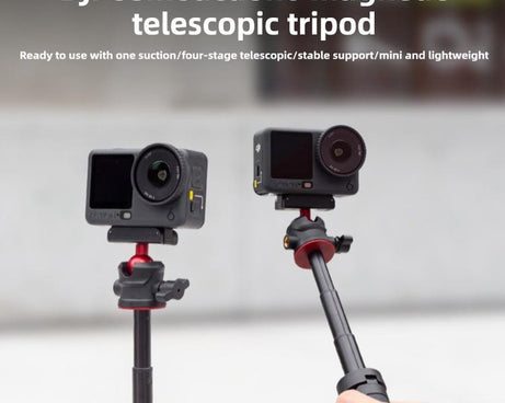 Magnetic Handheld Telescopic Tripod Selfie Stick Holder