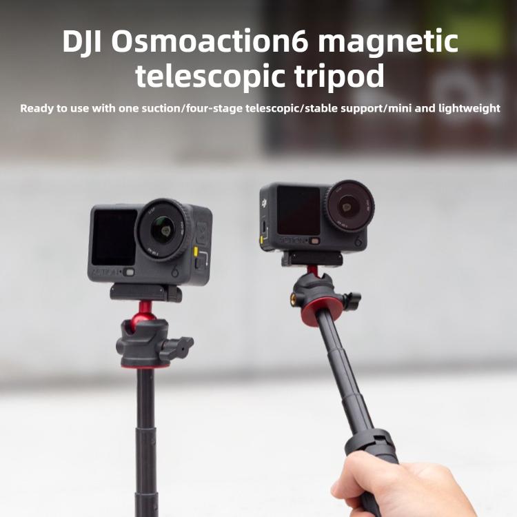 Magnetic Handheld Telescopic Tripod Selfie Stick Holder