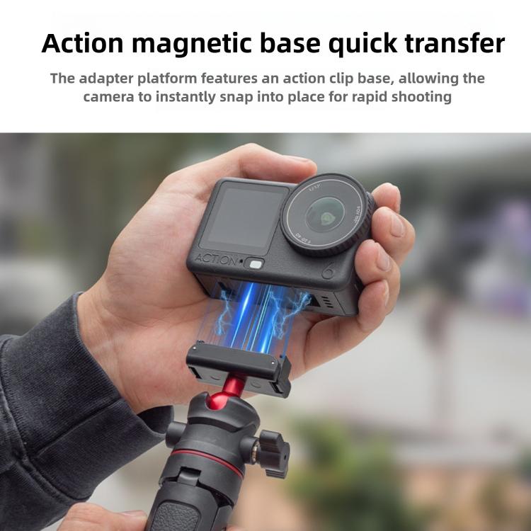 Magnetic Handheld Telescopic Tripod Selfie Stick Holder