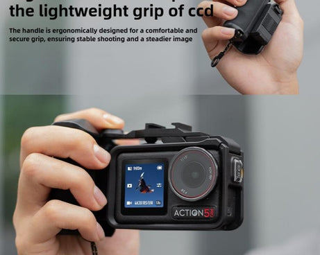 Street Photography Handle Metal Cage Shutter Button