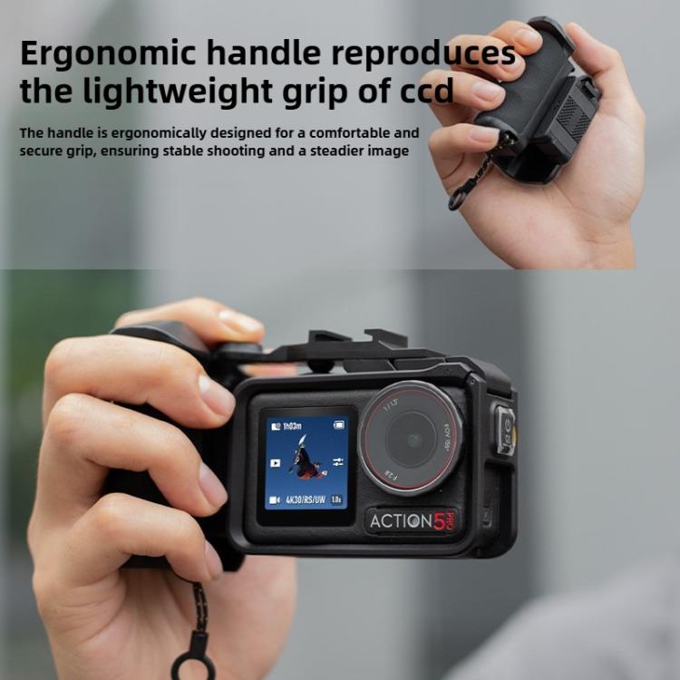 Street Photography Handle Metal Cage Shutter Button