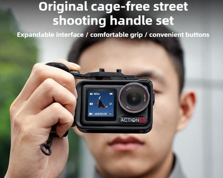 Street Photography Handle Metal Cage Shutter Button