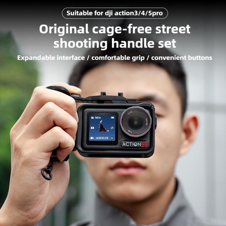 Street Photography Handle Metal Cage Shutter Button