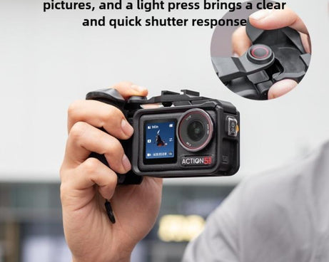 Street Photography Handle Metal Cage Shutter Button