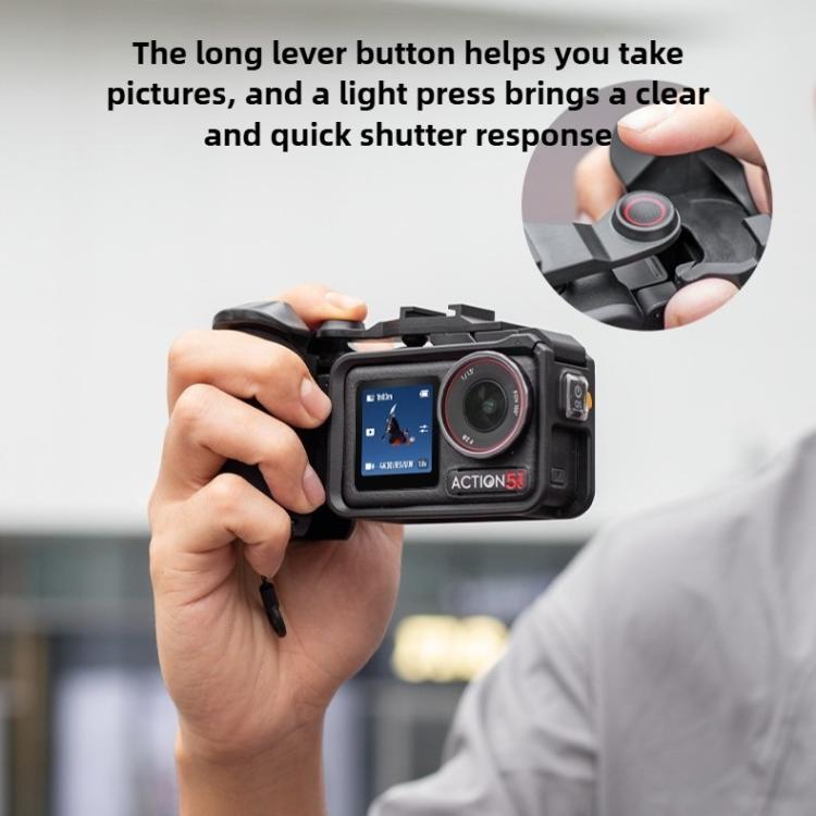 Street Photography Handle Metal Cage Shutter Button