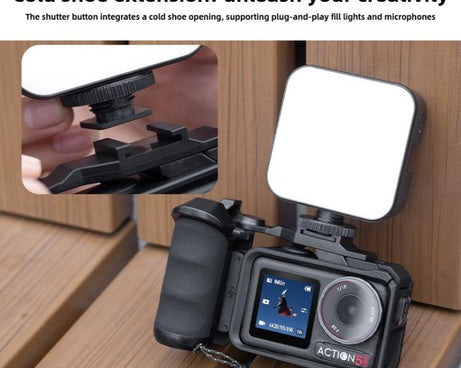 Street Photography Handle Metal Cage Shutter Button