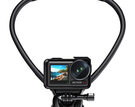 G01 Rotatable Neck Holder Bracket For DJI, GoPro, Insta360, and other Action Cameras