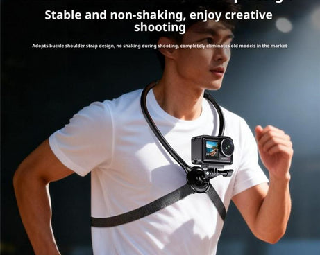 G01 Rotatable Neck Holder Bracket For DJI, GoPro, Insta360, and other Action Cameras