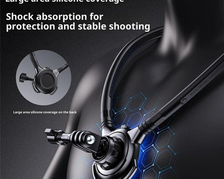 G01 Rotatable Neck Holder Bracket For DJI, GoPro, Insta360, and other Action Cameras