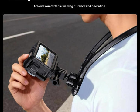 G01 Rotatable Neck Holder Bracket For DJI, GoPro, Insta360, and other Action Cameras