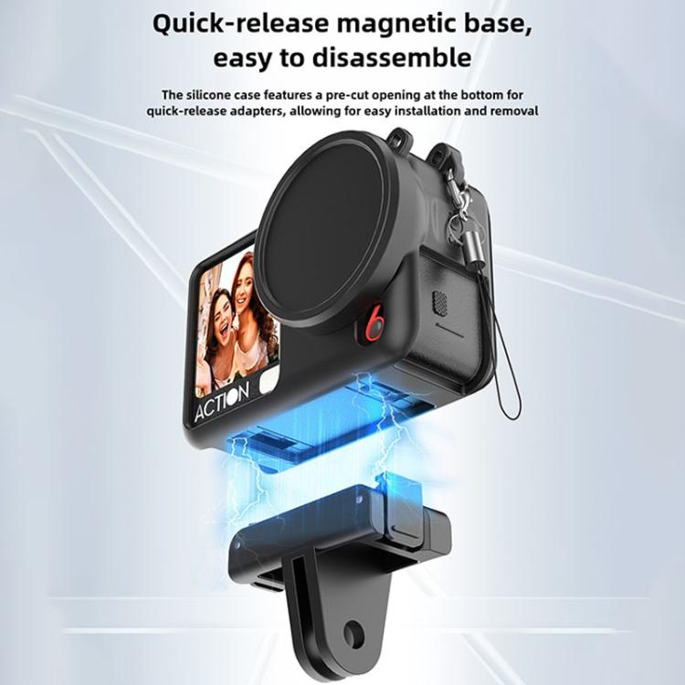 Action Cameras Body Lens Cap Silicone Protective Cover