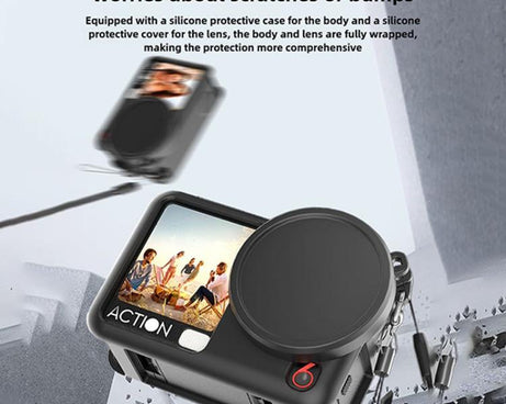 Action Cameras Body Lens Cap Silicone Protective Cover