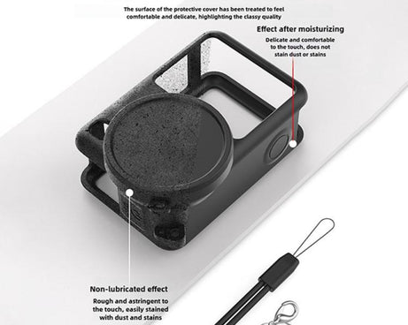 Action Cameras Body Lens Cap Silicone Protective Cover