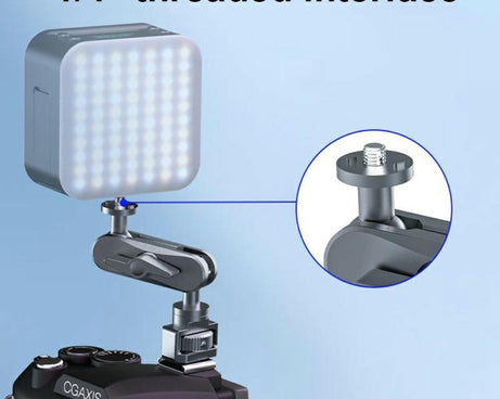 SX-Pj29 For Camera Photography 360 Degree Adjustable Magic Arm Bracket Dual Ball Head Anti-Slip Mount