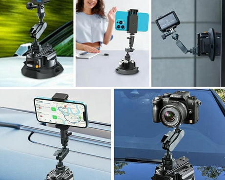 SX-Pj29 For Camera Photography 360 Degree Adjustable Magic Arm Bracket Dual Ball Head Anti-Slip Mount