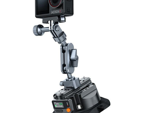 SX-PJ01 Smart Digital Display HD Camera Shooting Stand 4.5 inch Action Camera Electric Suction Cup