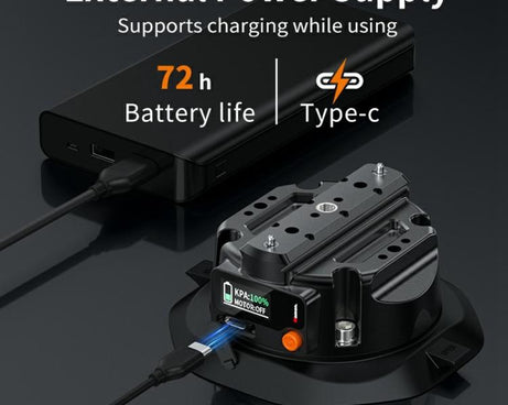 SX-PJ01 Smart Digital Display HD Camera Shooting Stand 4.5 inch Action Camera Electric Suction Cup