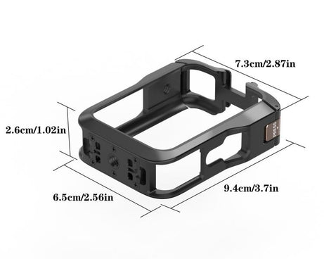 Aluminium Alloy Magnetic Quick Release Expansion Frame Cage, For DJI Osmo 360 Magnetic Quick Release