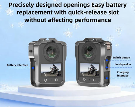 Aluminium Alloy Magnetic Quick Release Expansion Frame Cage, For DJI Osmo 360 Magnetic Quick Release