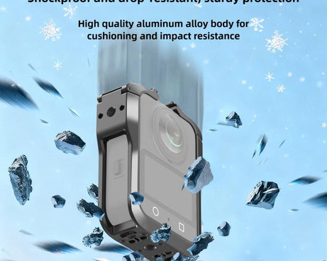 Aluminium Alloy Magnetic Quick Release Expansion Frame Cage, For DJI Osmo 360 Magnetic Quick Release