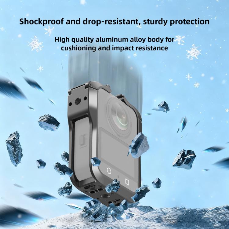 Aluminium Alloy Magnetic Quick Release Expansion Frame Cage, For DJI Osmo 360 Magnetic Quick Release