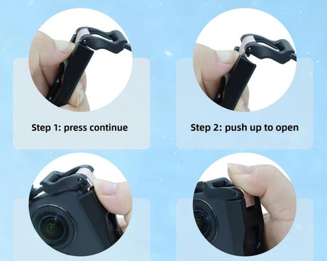 Aluminium Alloy Magnetic Quick Release Expansion Frame Cage, For DJI Osmo 360 Magnetic Quick Release