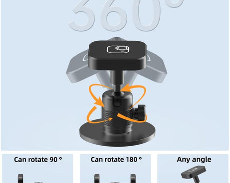 Quick Release Rotating Ball Head Magnetic Desktop Mount Base, Rotating Ball Head Base