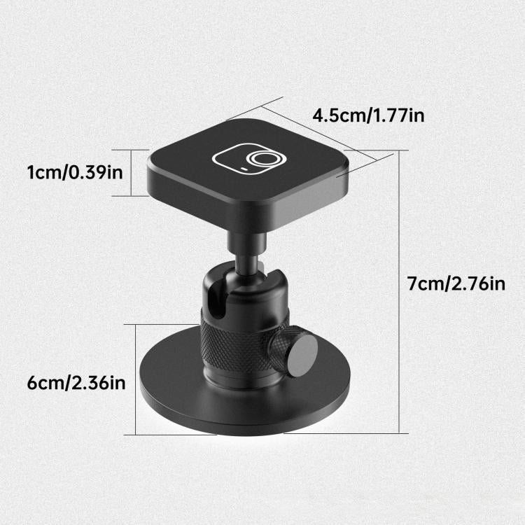 Quick Release Rotating Ball Head Magnetic Desktop Mount Base, Rotating Ball Head Base