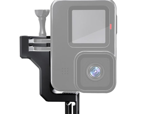 Horizontal-to-Vertical Camera Mounting Adapter with Long Screws, For GoPro HERO12 Black /11 Black /10 Black /9 Black