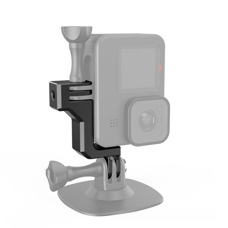 Horizontal-to-Vertical Camera Mounting Adapter with Long Screws, For GoPro HERO12 Black /11 Black /10 Black /9 Black
