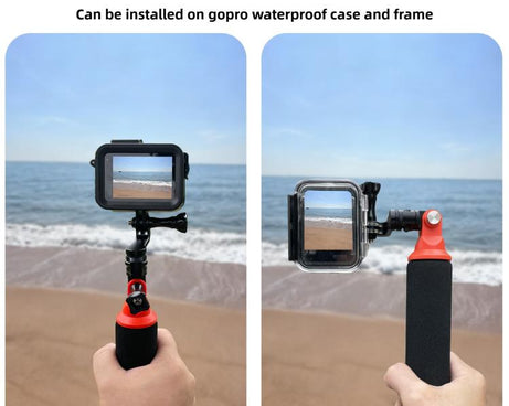 Centre Mounted Vertical Horizontal 360 Rotation Mount Adapter with Long Screw, For GoPro Action Camera