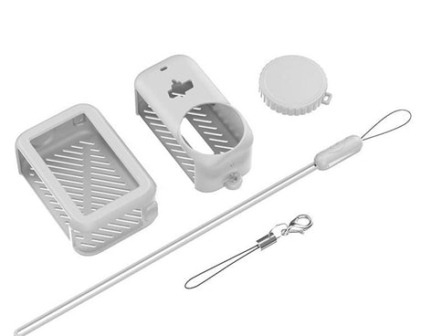 Transmission Module & Lens & Body 3 in 1 Silicone Shockproof Protective Cover with Lanyard, For DJI Osmo Nano