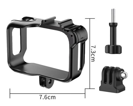 Expandable Frame Plastic Camera Rabbit Cage, For Insta360 GO Ultra